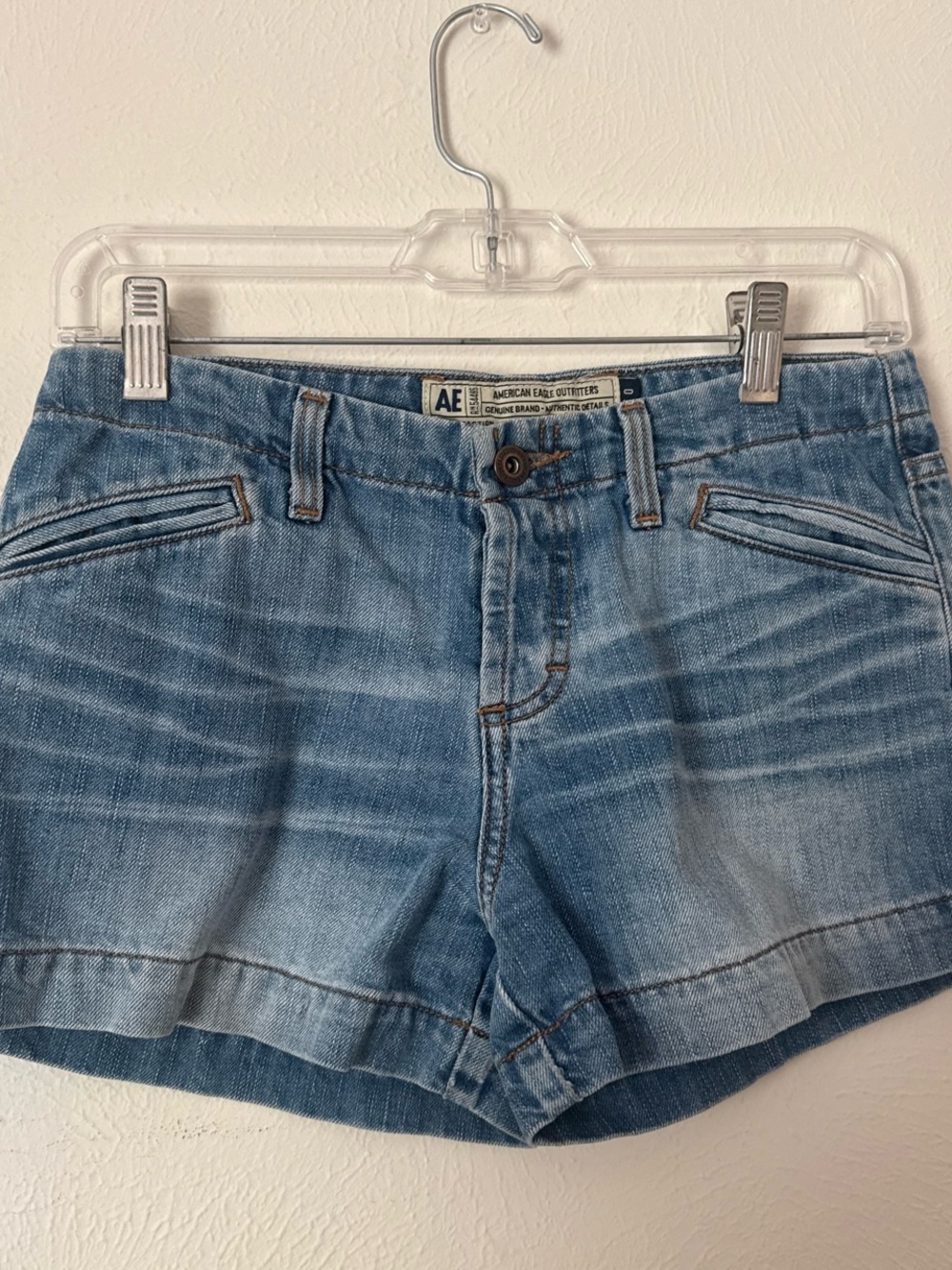 American Eagle Outfitters Light Wash Denim Shorts